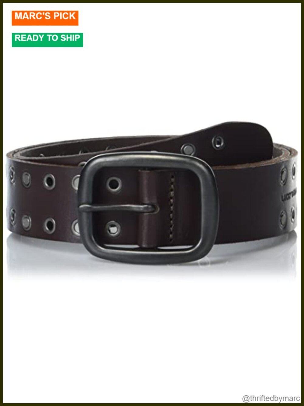 Genuine Leather Belt Metal Buckle Classic Casual Everyday Western
